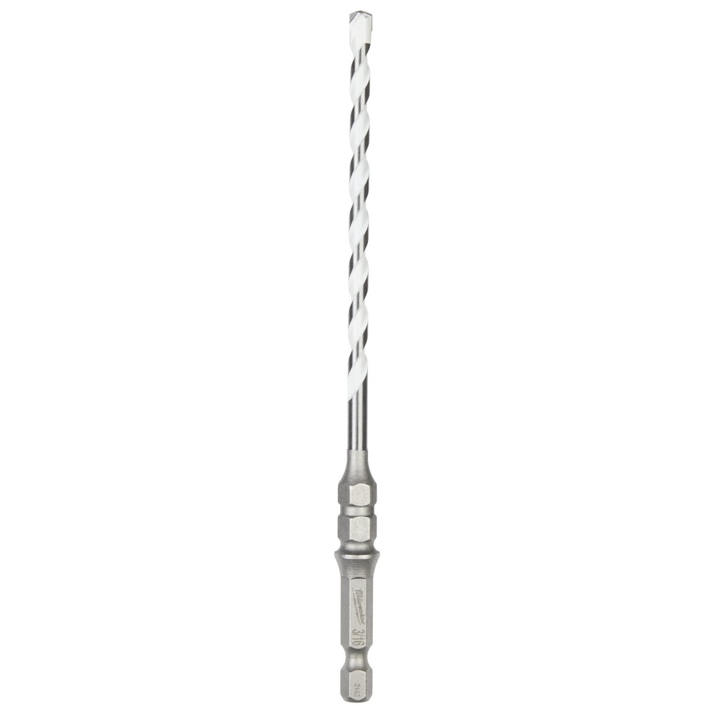 

Milwaukee 3/16" x 6" SHOCKWAVE Carbide Multi Material Drill Bit for Concrete Screws