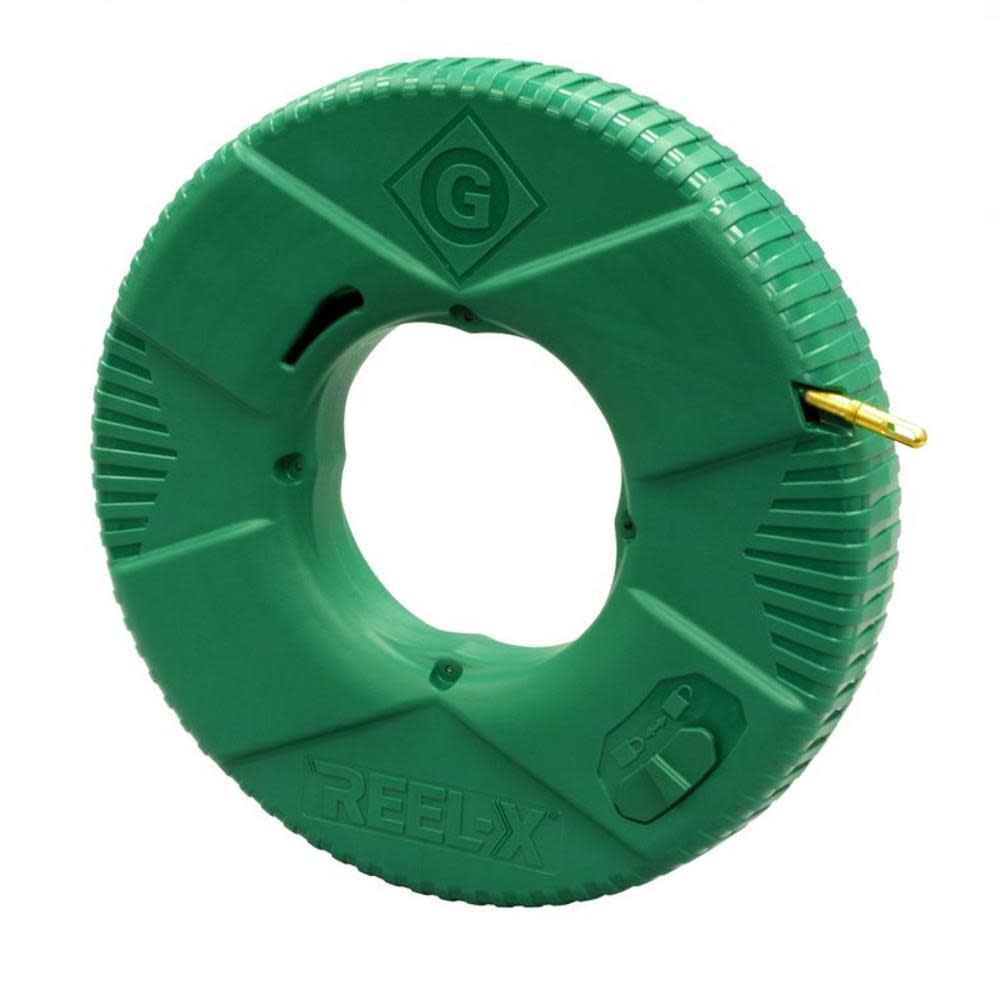 

Greenlee Reel-X Fiberglass Non-Conductive Fish Tape 50'