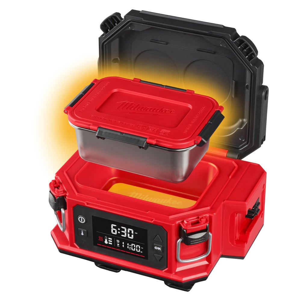 Milwaukee M18 Jobsite Lunch Warmer (Bare Tool) with PACKOUT Compatibility 