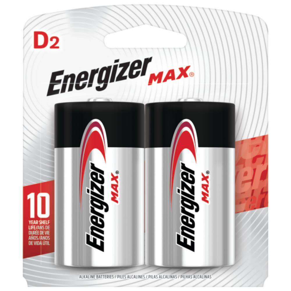 

Energizer MAX D 2-Pack