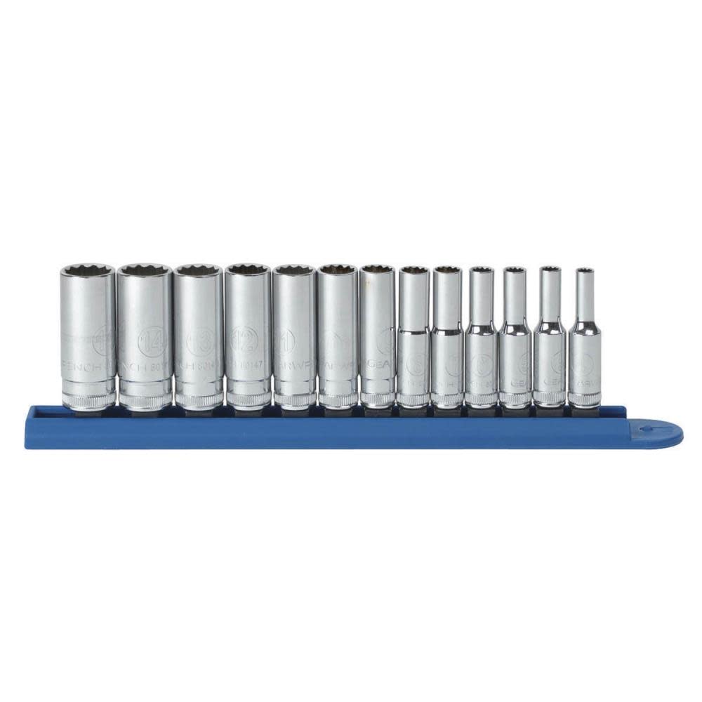 

GEARWRENCH 13 Pc 1/4" Drive 12 Point Deep Metric Socket Set