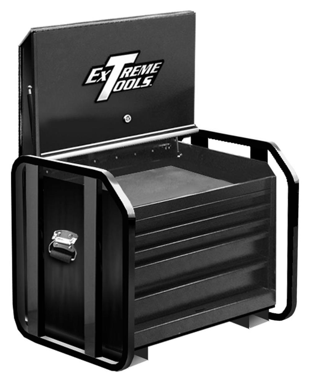 

Extreme Tools 36 In. 5 Reinforced Drawer Extra Capacity Road Box Black