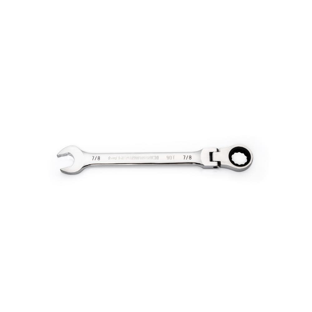 GEARWRENCH 7/8" 90T 12 Point Flex Head Ratcheting Combination Wrench