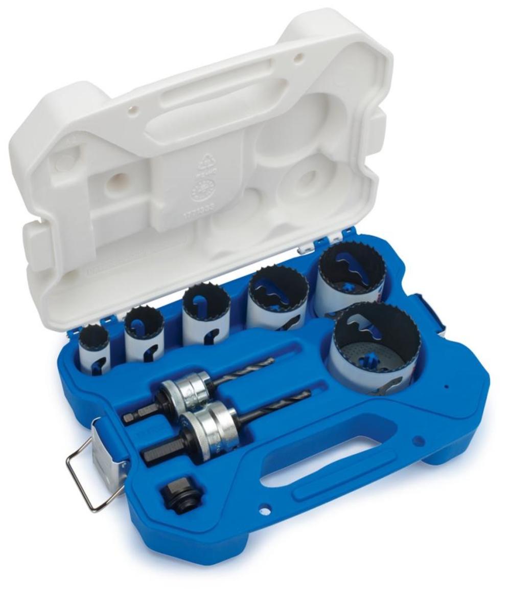 

Lenox 9 Pc. Bi-Metal Speed Slot Electrician's Hole Saw Compact Kit