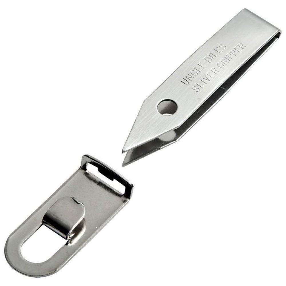 

Big Horn Sliver Gripper Tweezers with Keychain Clip