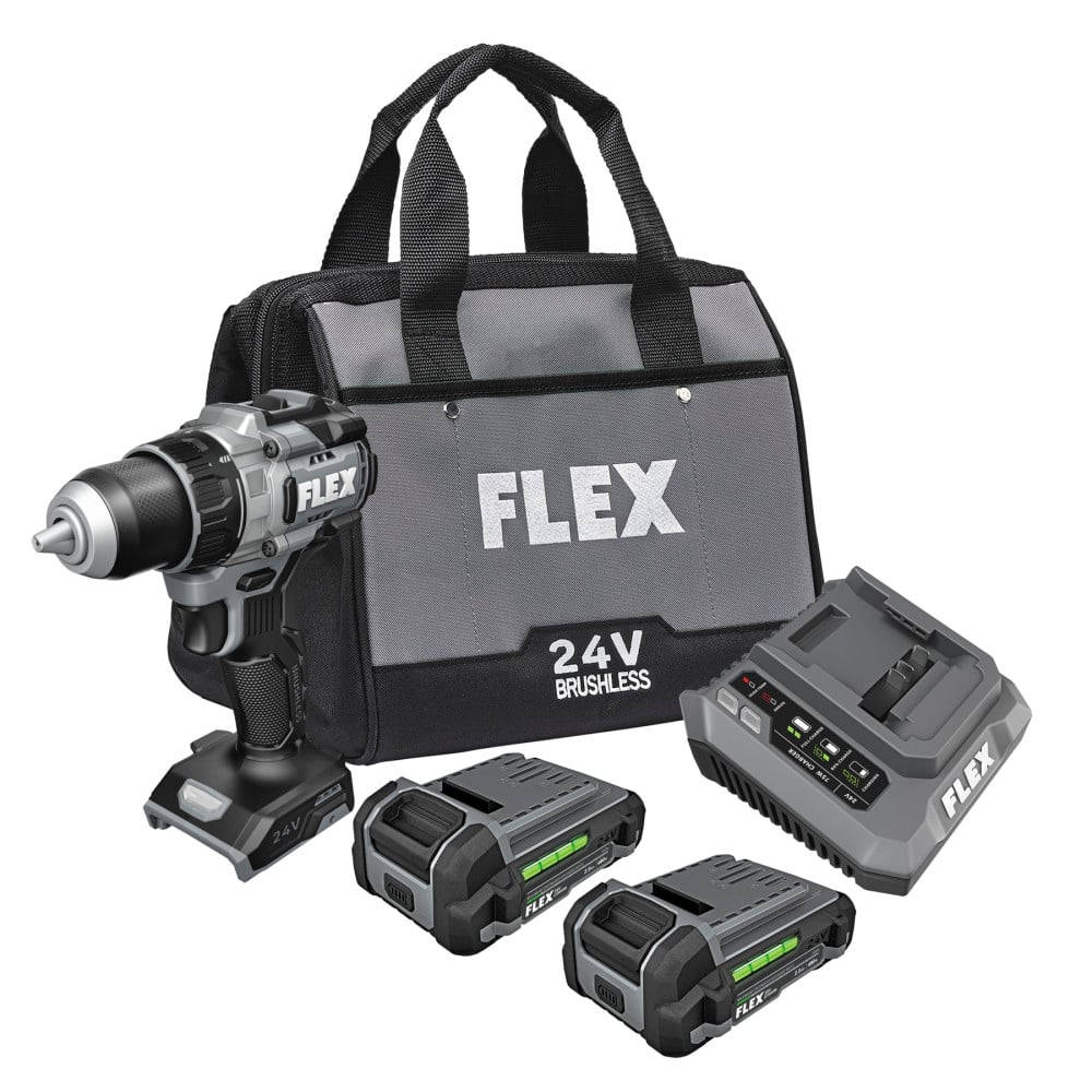 FLEX 1/2 Inch 2-Speed Drill Driver Kit