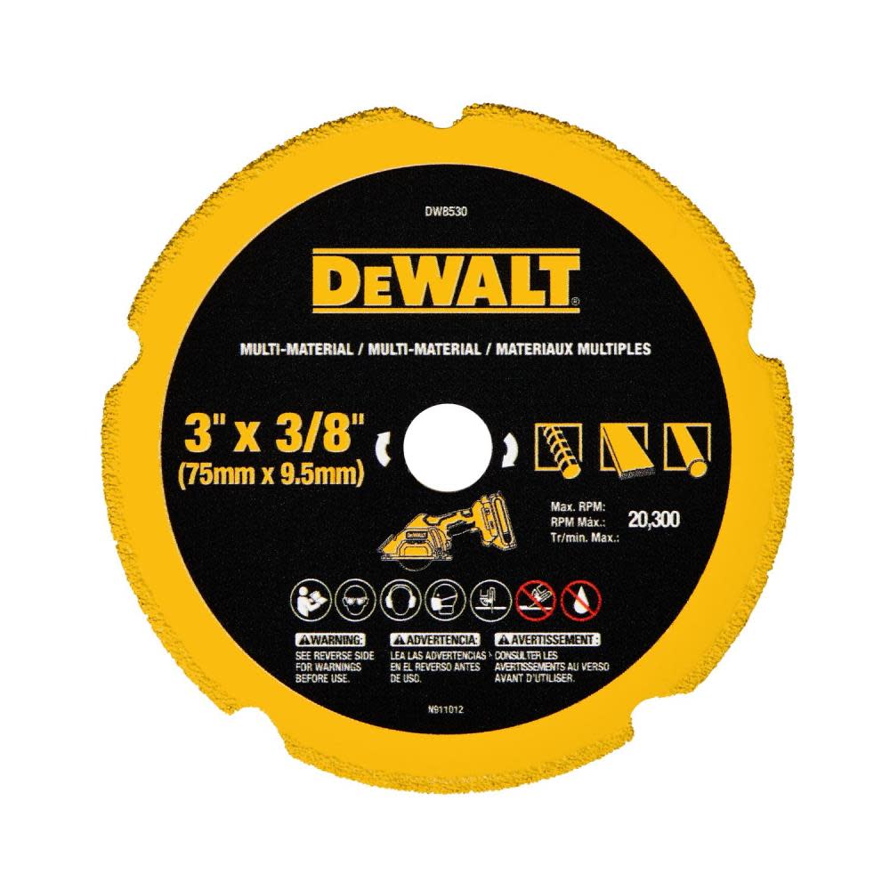 

DEWALT 3" Diamond Multi-Material Blade