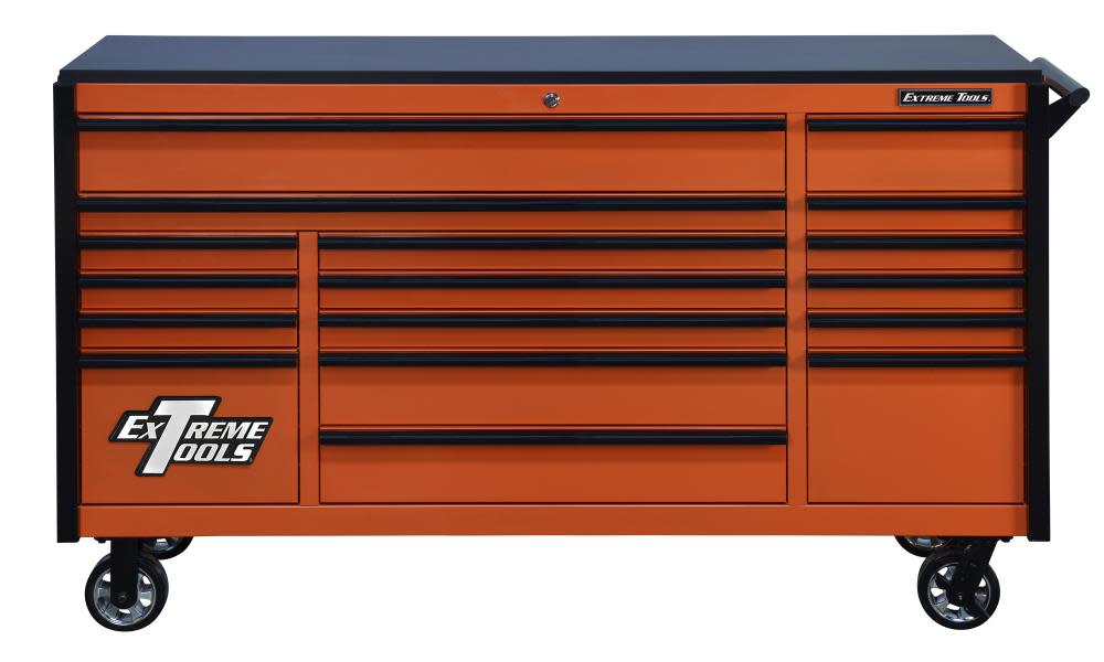 

Extreme Tools DX Series 72" Deep Roller Cabinet Orange