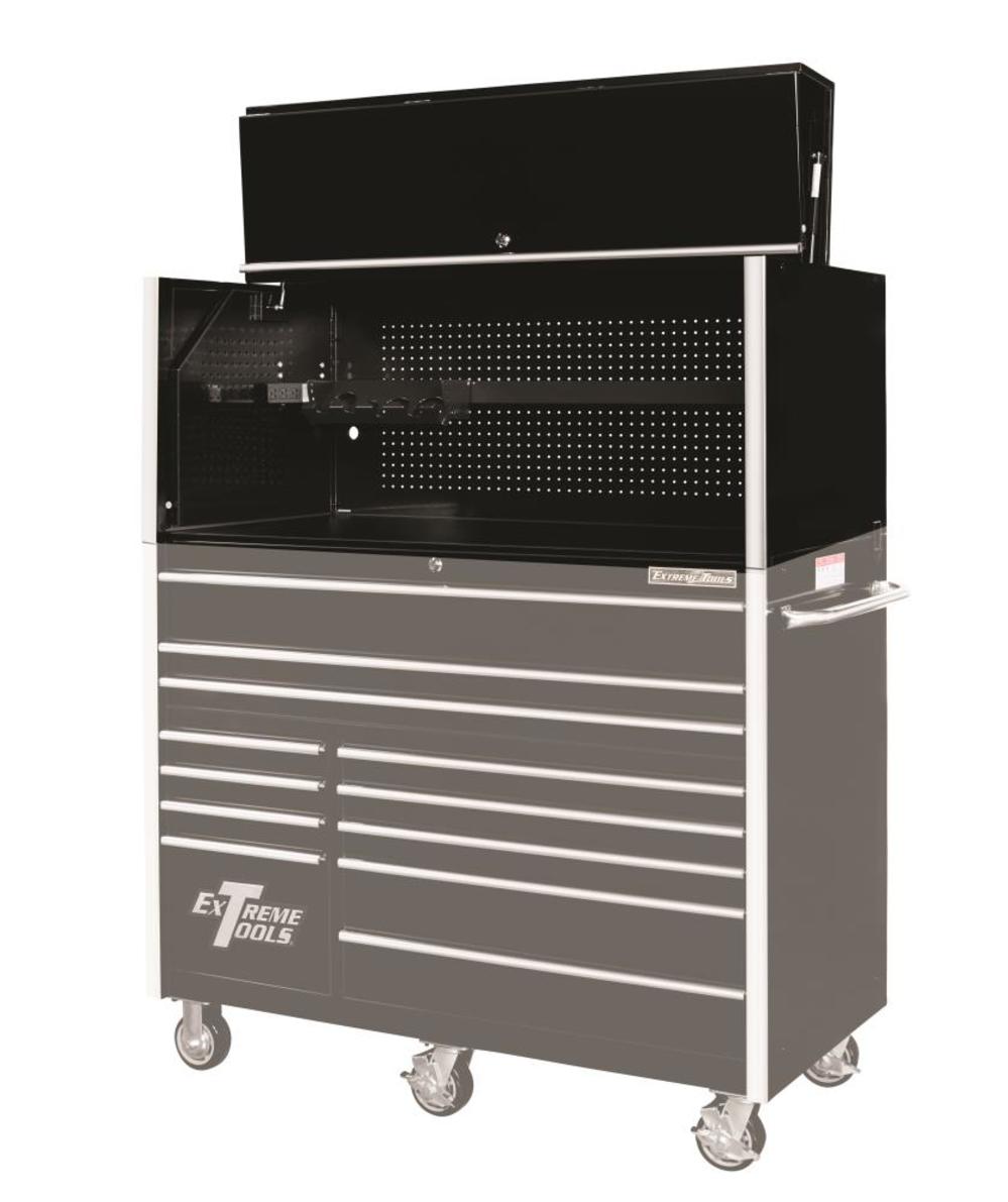 

Extreme Tools RX Series Pro 55" Extreme Power Workstation Hutch - Black