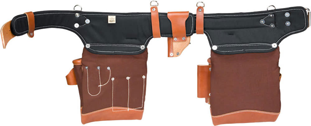 Occidental Leather 9855 Adjust-to-Fit FatLip Tool Belt Set Cafe 