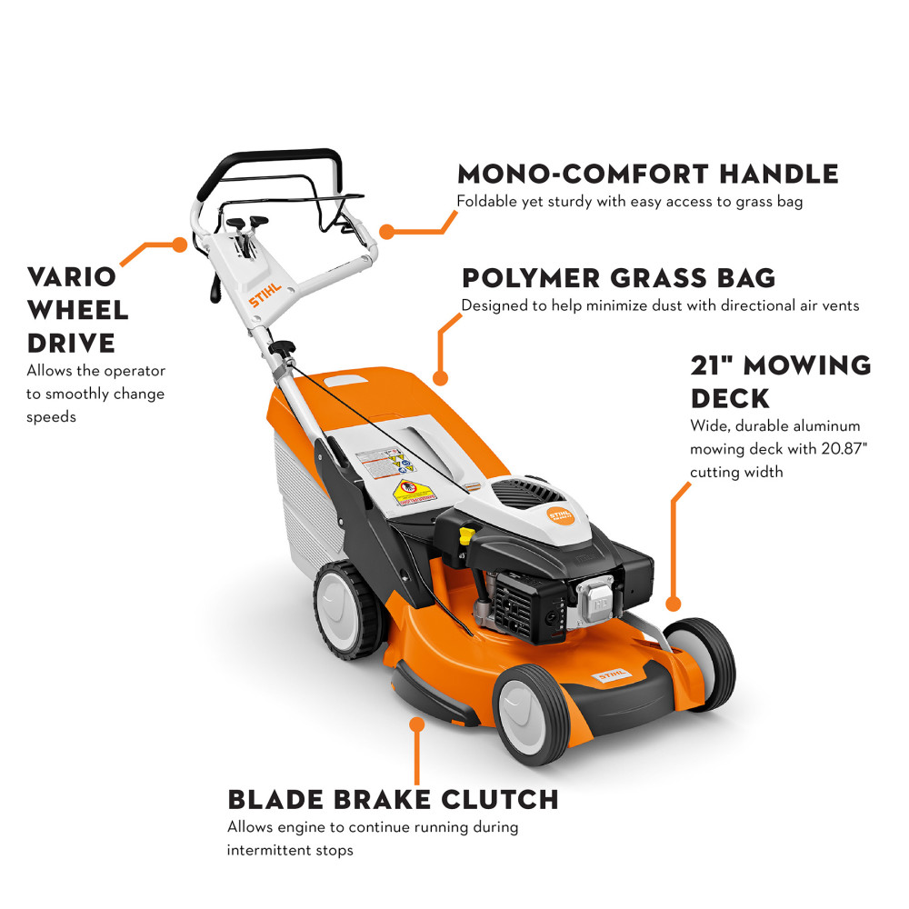 Stihl RM 655 VS Premium Gas Powered Push Mower 6374 011 3451 US