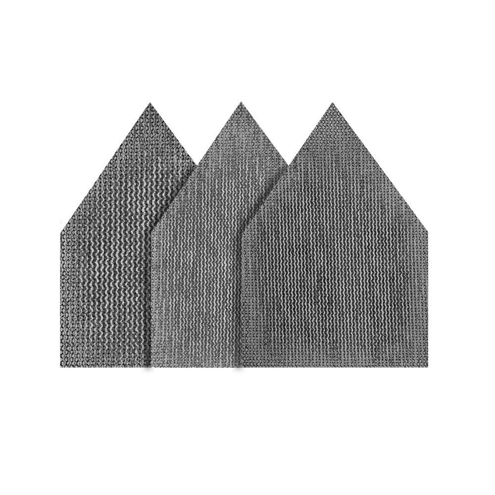Milwaukee Assorted 80 120 & 180 Grit Mesh Sanding Sheets for M12 Orbital Detail Sander 12pk