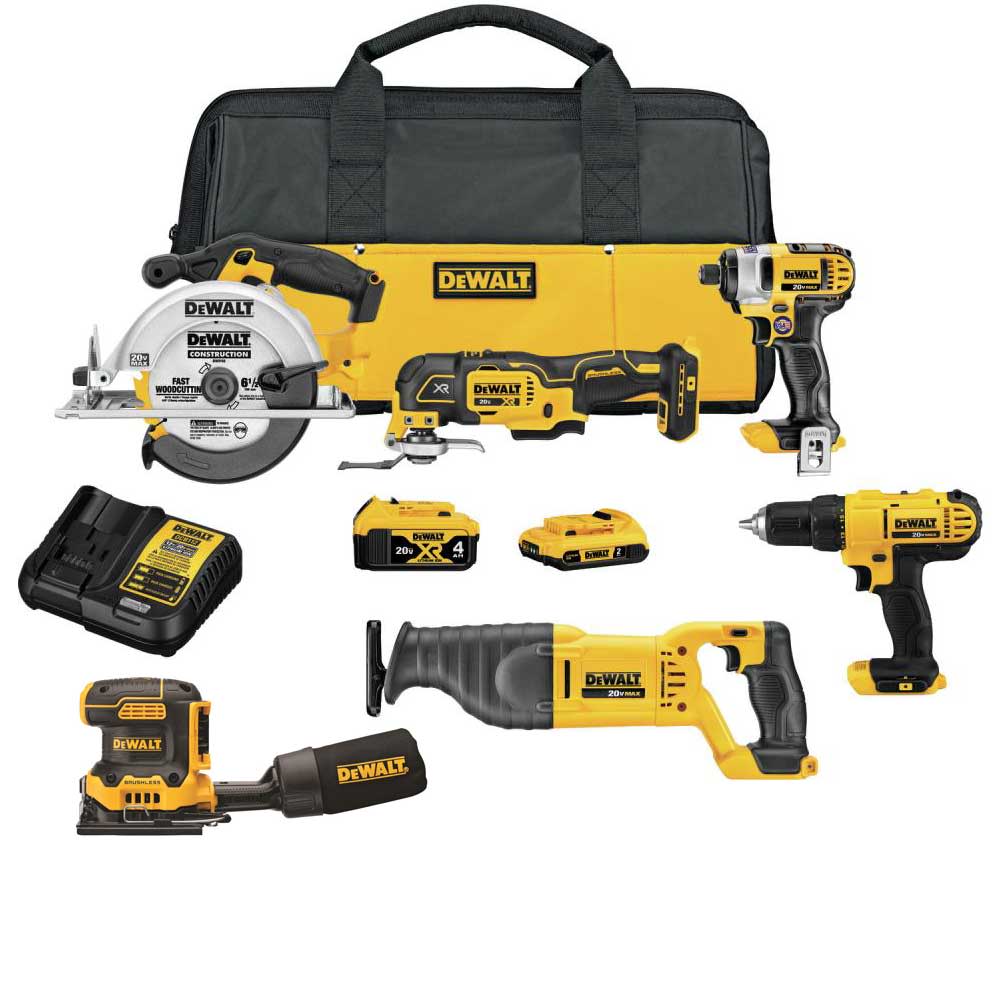 

DEWALT 20V 6-Tool Sander Combo Kit
