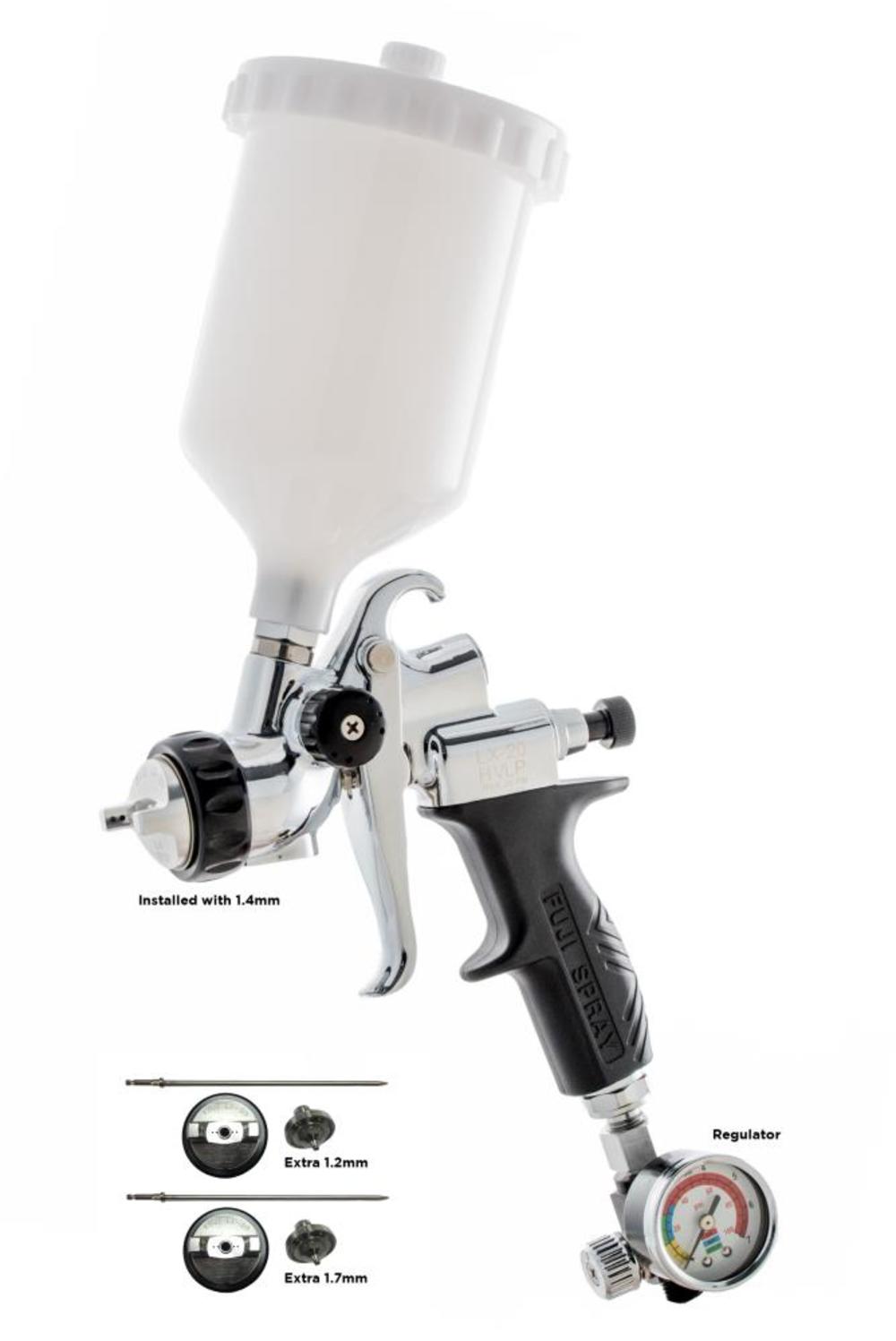 Fuji Spray LX-20 Gravity - 1.4mm - 600cc Cup + Kit