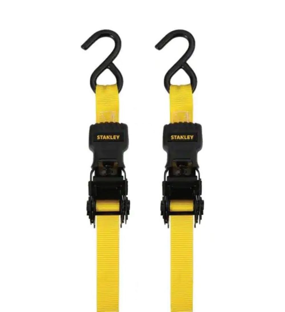 

Stanley Ratchet Straps 1" X 12' 1500lbs 2pk