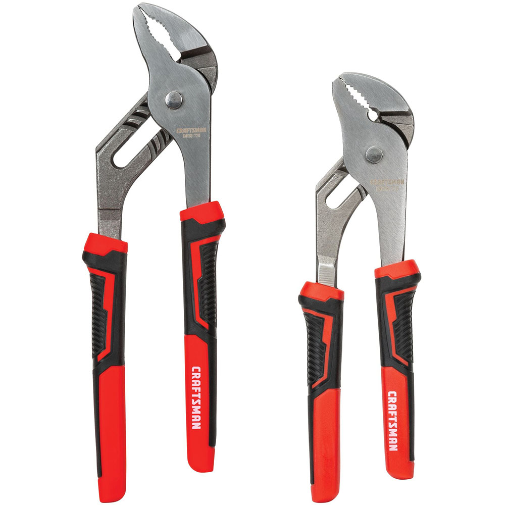 CRAFTSMAN 8-in and 10-in Groove Joint Plier Set CMHT82547 - Acme Tools