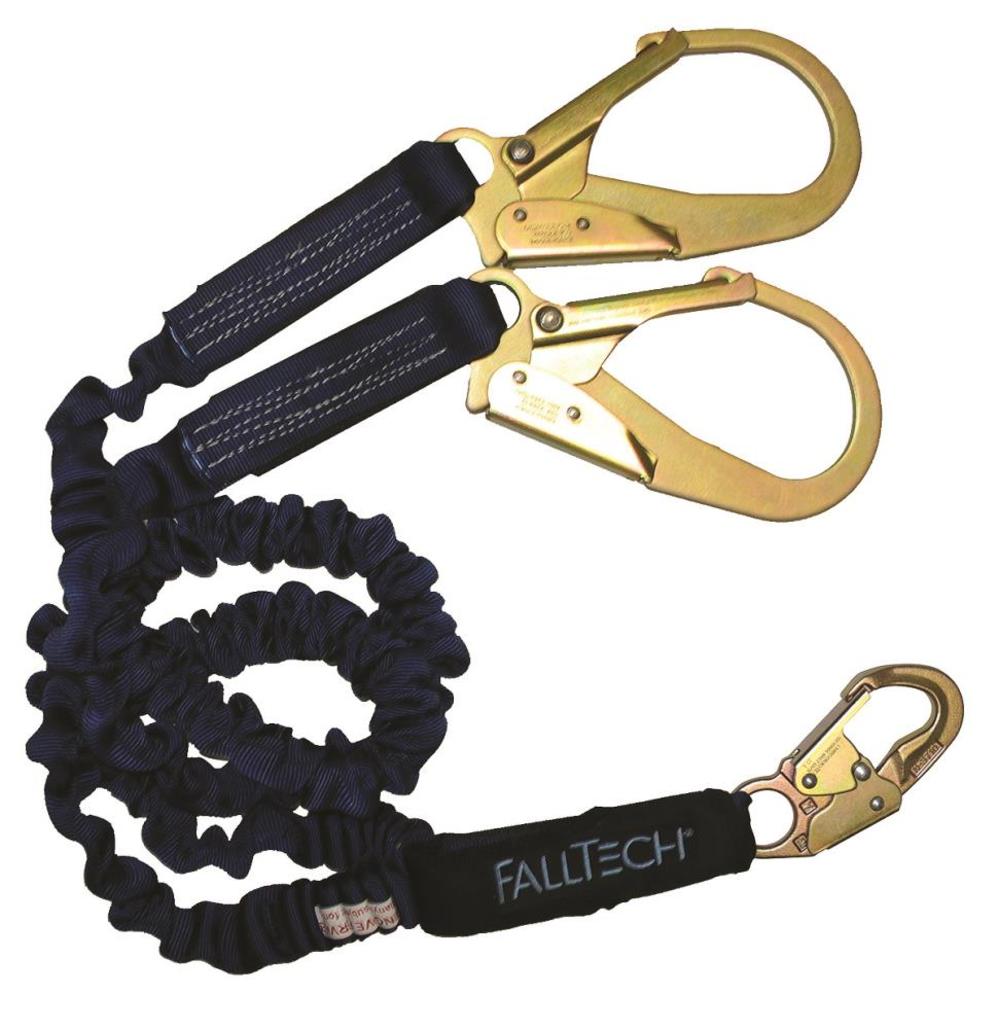 

Falltech Elastech 6Ft Y-Leg Lanyard with Rebar Hooks