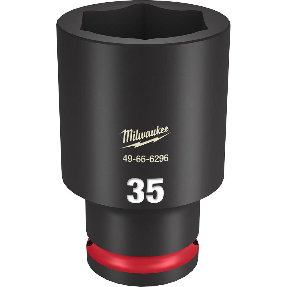 

Milwaukee SHOCKWAVE Impact Duty Socket 1/2" Drive 35MM Deep 6 Point
