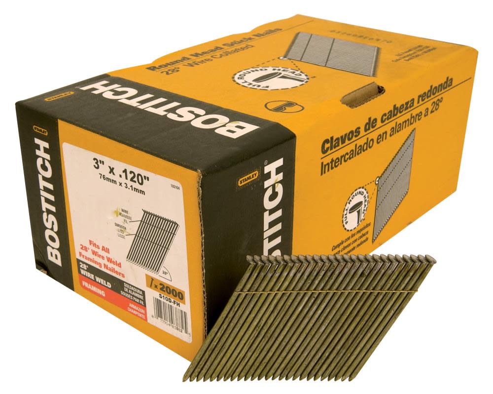 Bostitch 3-in x 0.120 Offset Round Head Wire Weld Framing Nail