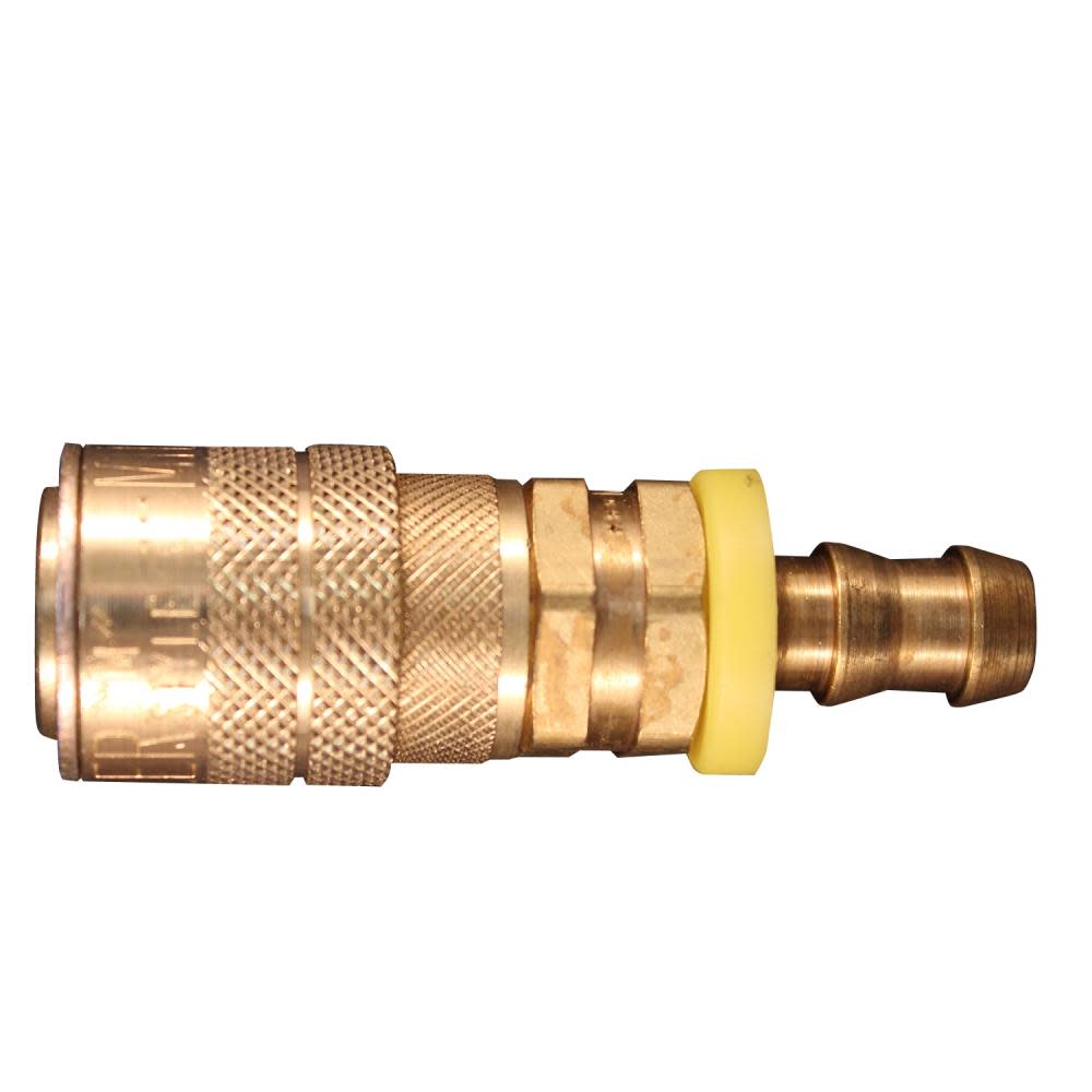 

Milton 1717-6 3/8" Hose Barb M-Style Push On and Lock Coupler