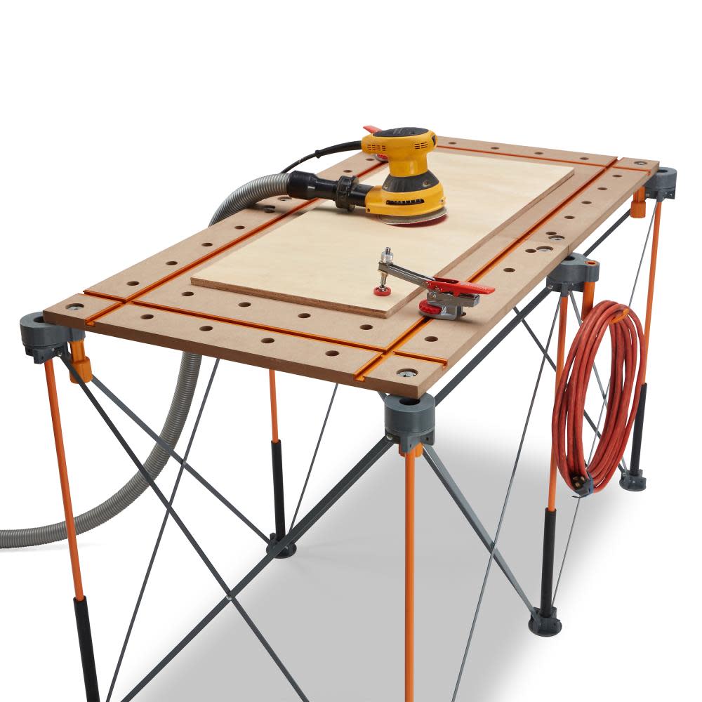 AP STUDIO - tomototoro Bora Portamate Centipede 2 x 4ft T-Track Table Top , 3/4in