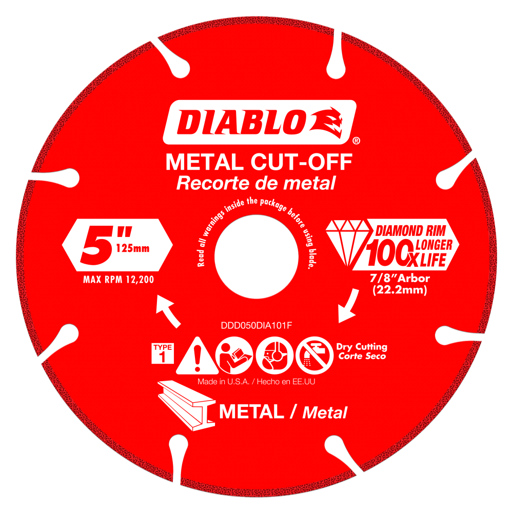 

Diablo Tools 5" Diamond Metal Cut-Off Blade