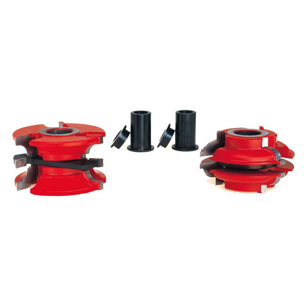 

Freud 2-27/32 In. (Dia.) Fixed Wing 1-3/8 In. Stock Male & Female Interior Door Cutter Set with 3/4 In. Bore