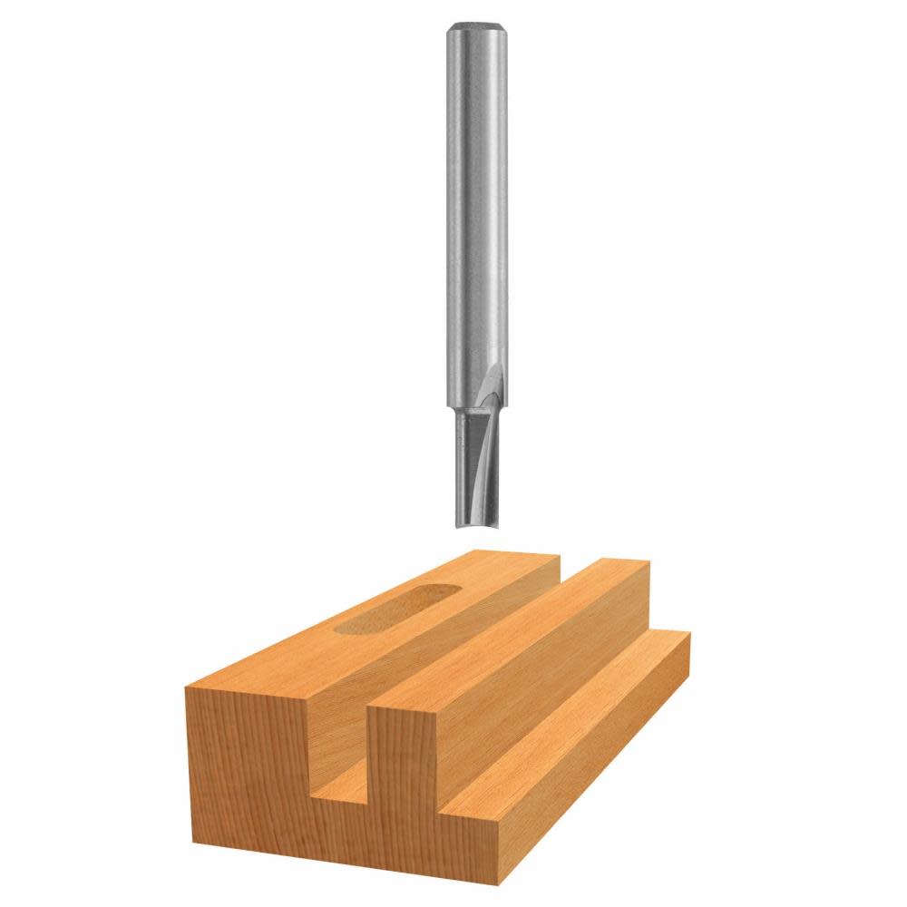 

Bosch 1/8 In. x 1/2 In. Solid Carbide 2-Flute Straight Bit