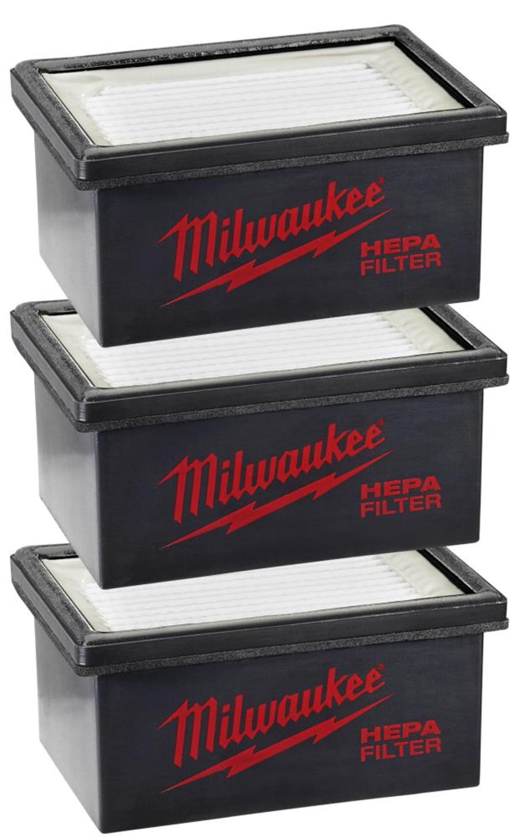 

Milwaukee M12 HAMMERVAC 3 pack Filters