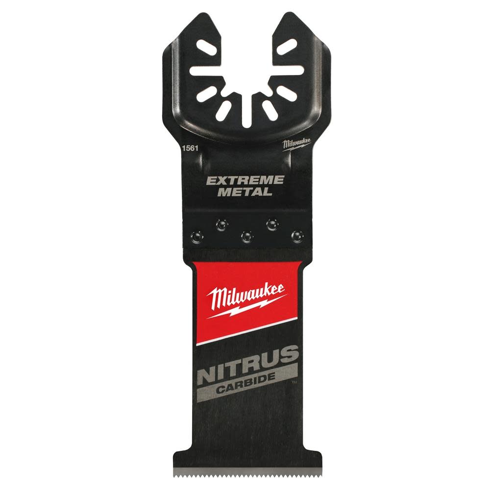Milwaukee NITRUS CARBIDE Extreme Metal Universal Fit OPEN LOK Multi Tool Blade 5pk