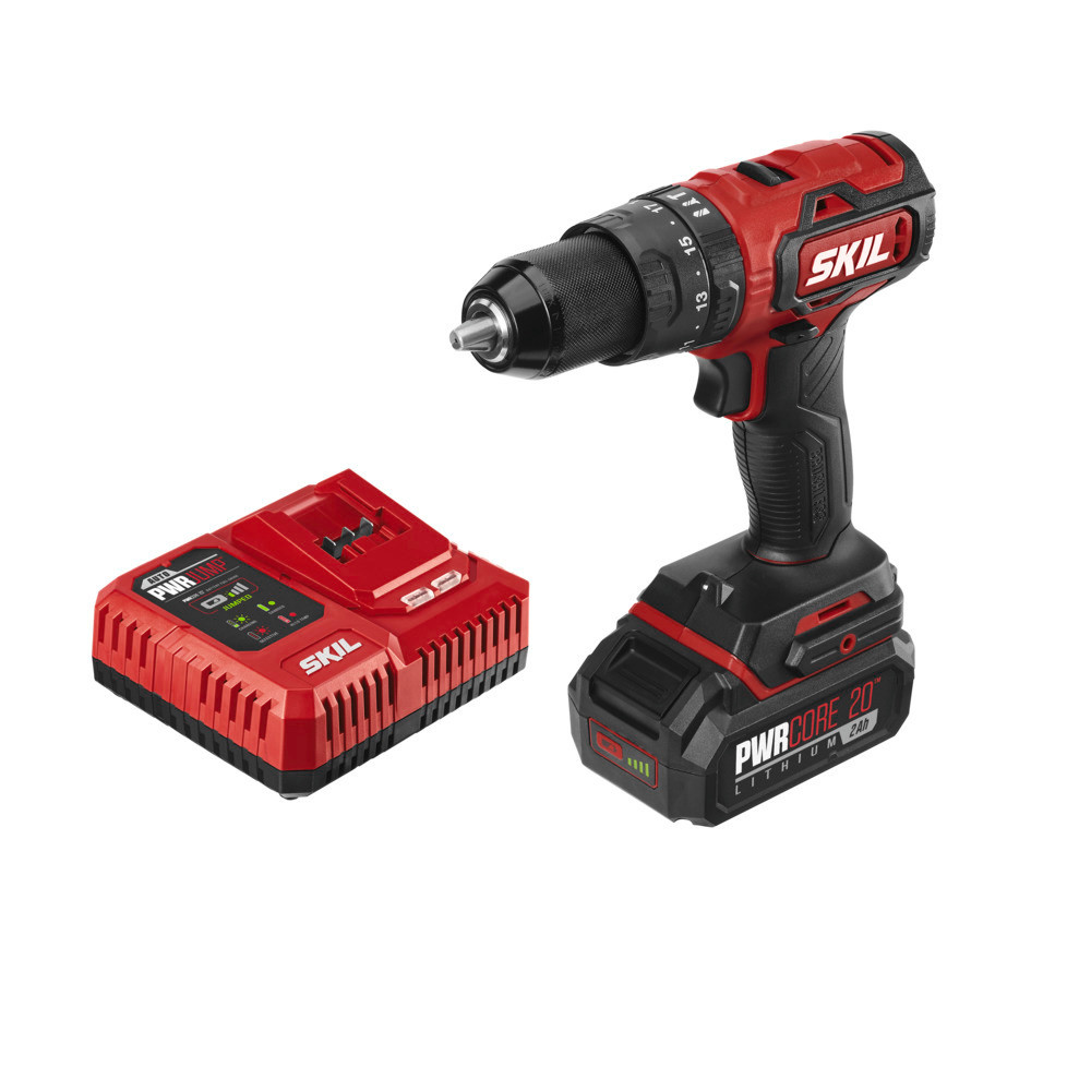 SKIL PWRCORE 20 Brushless 20V Drill Driver and Circular Saw Kit CB7475 1A Acme Tools