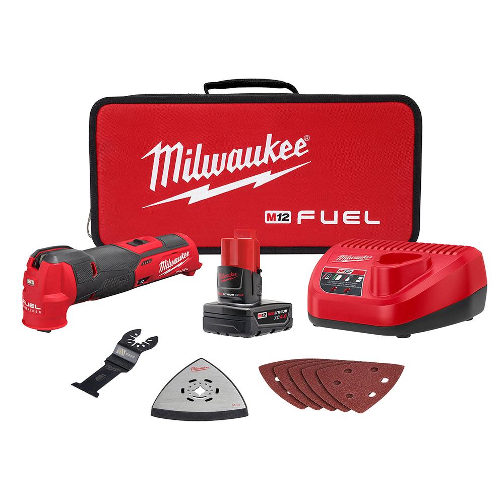 Milwaukee M12 FUELOscillating Multi-Tool Kit