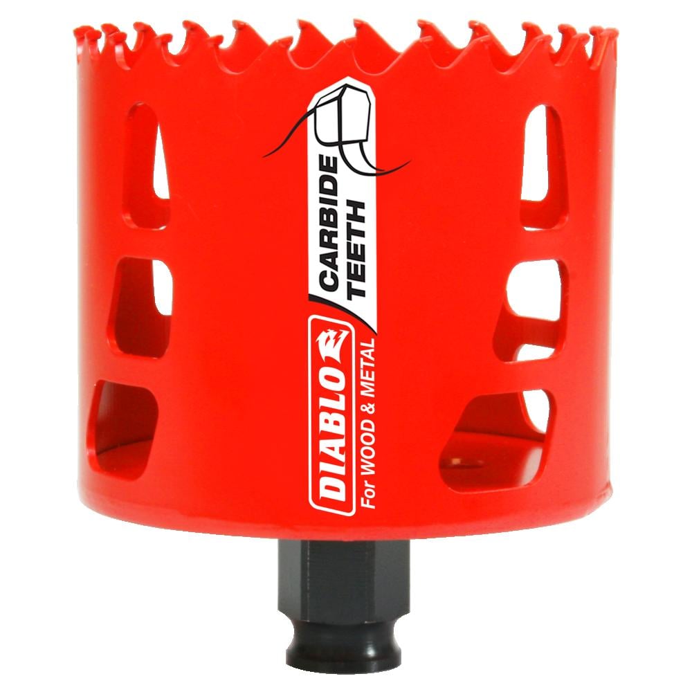 Diablo Tools 3in (76mm) Carbide-Tip Wood & Metal Holesaw