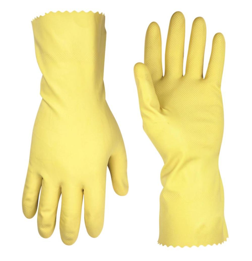 

CLC Single Pack Yellow Latex Cleaning Gloves - M