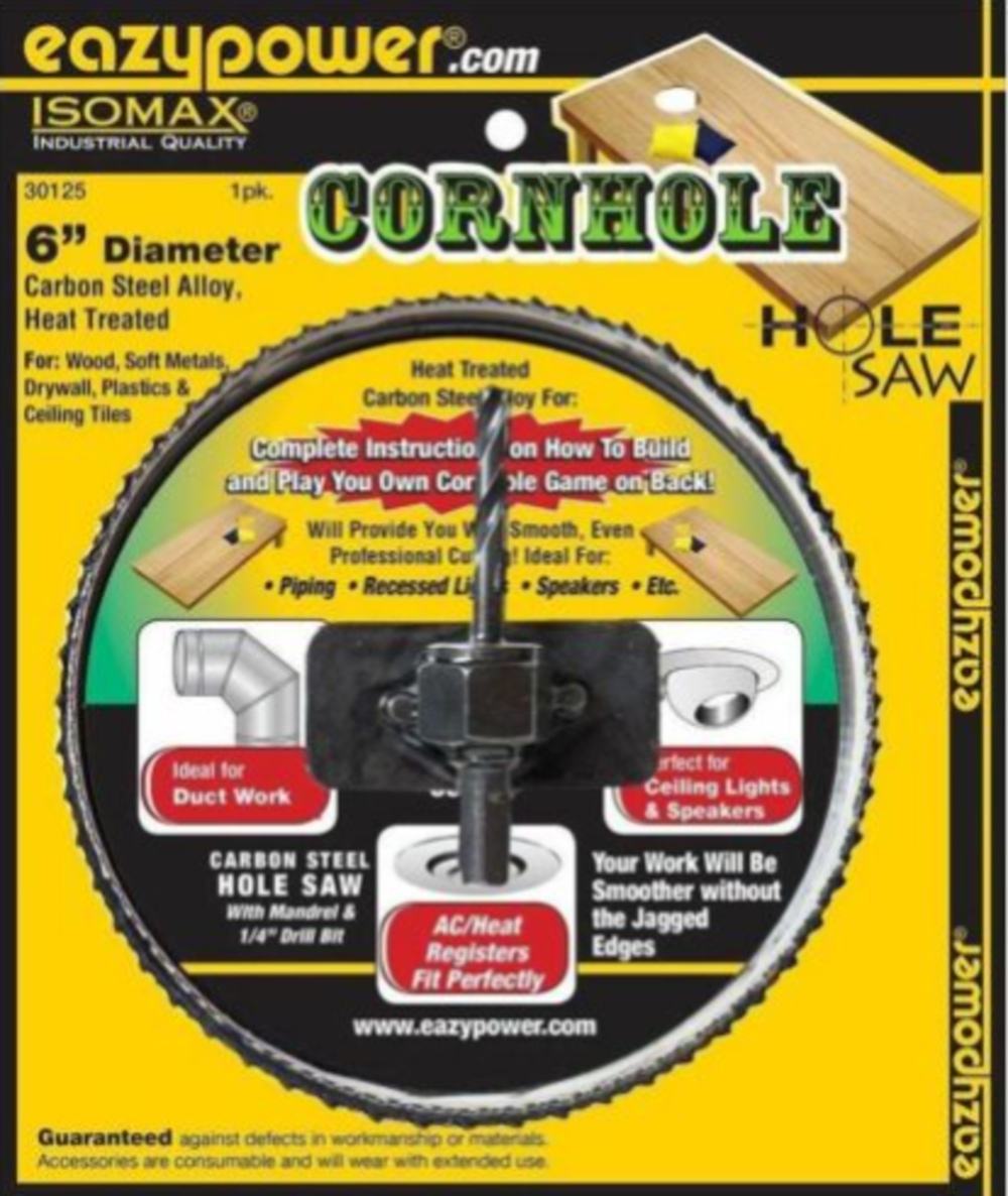 30125O Eazypower Cornhole Hole Saw sku 30125O