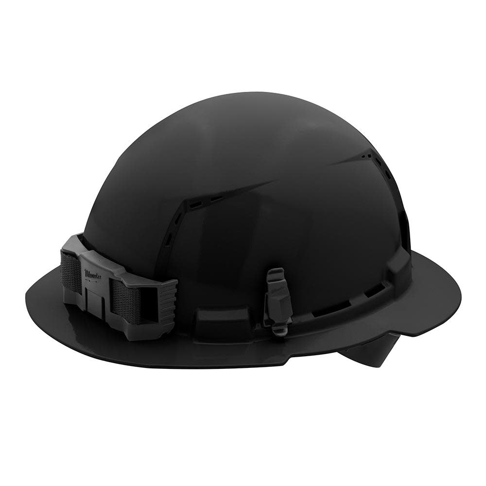 

Milwaukee Black Full Brim Vented Hard Hat with 4pt Ratcheting Suspension Type 1 Class C