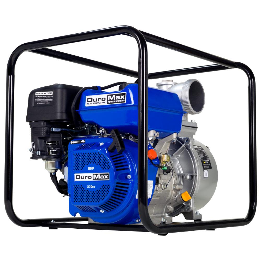 

Duromax DuroMax270cc Gasoline Powered 4-in Water Pump