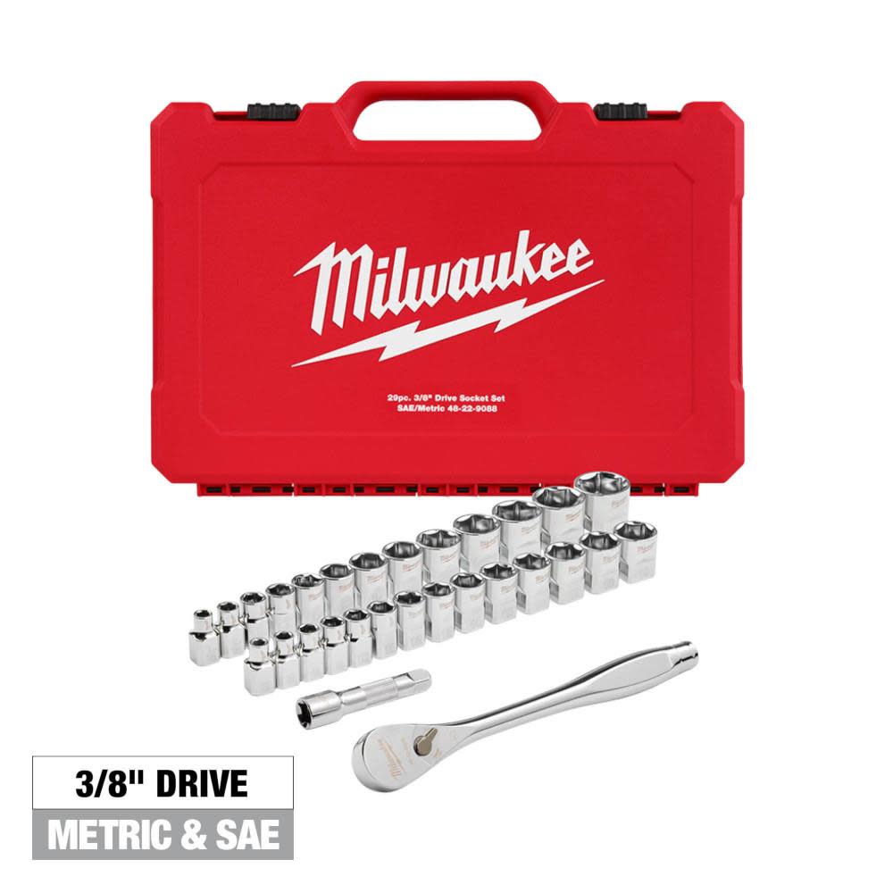

Milwaukee 29pc Ratchet and Socket Tool Set