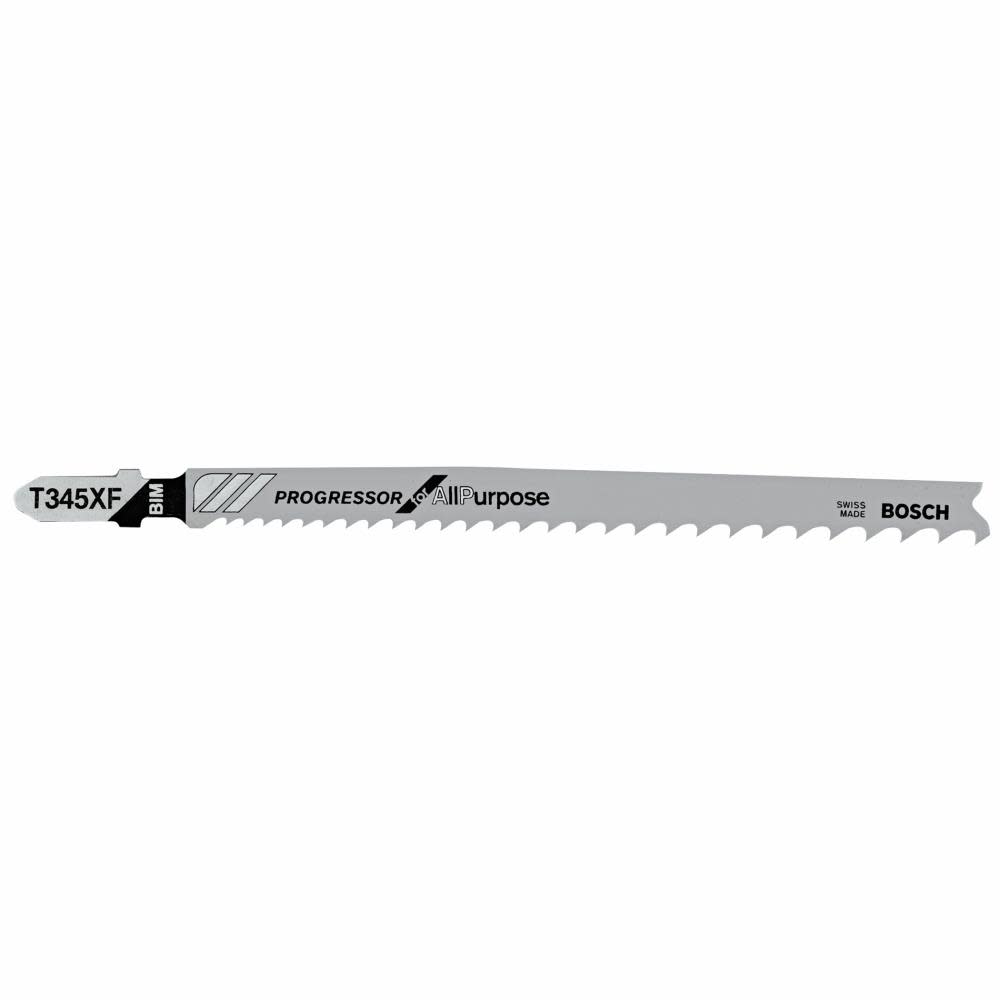

100 pc. 5-1/4 In. 5-10P TPI Progressor for Wood with Nails T-Shank Jig Saw Blades