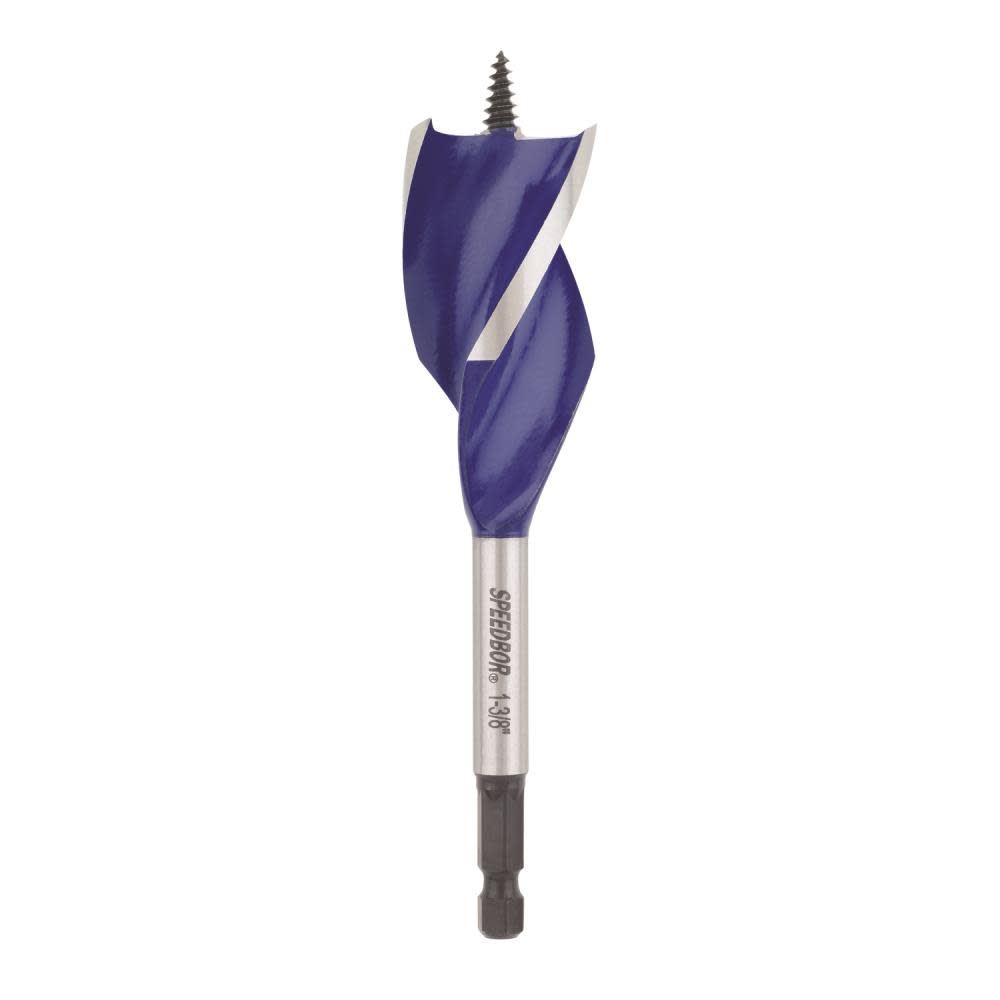 

Irwin 1-3/8" x 6" Speedbor Max Tri Flute Drill Bit