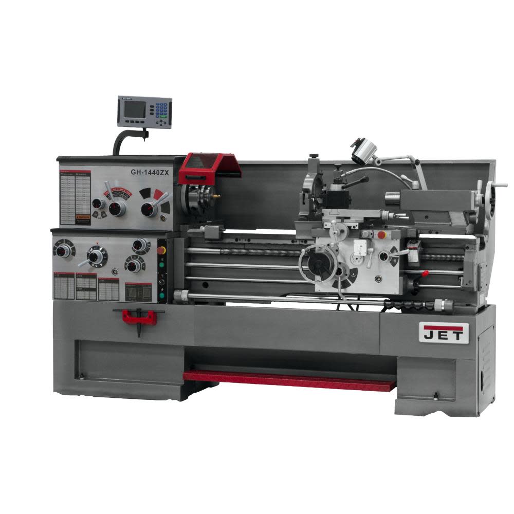 

JET GH-1440ZX with ACU-RITE 303 DRO with Taper Attachment Metalworking Lathe