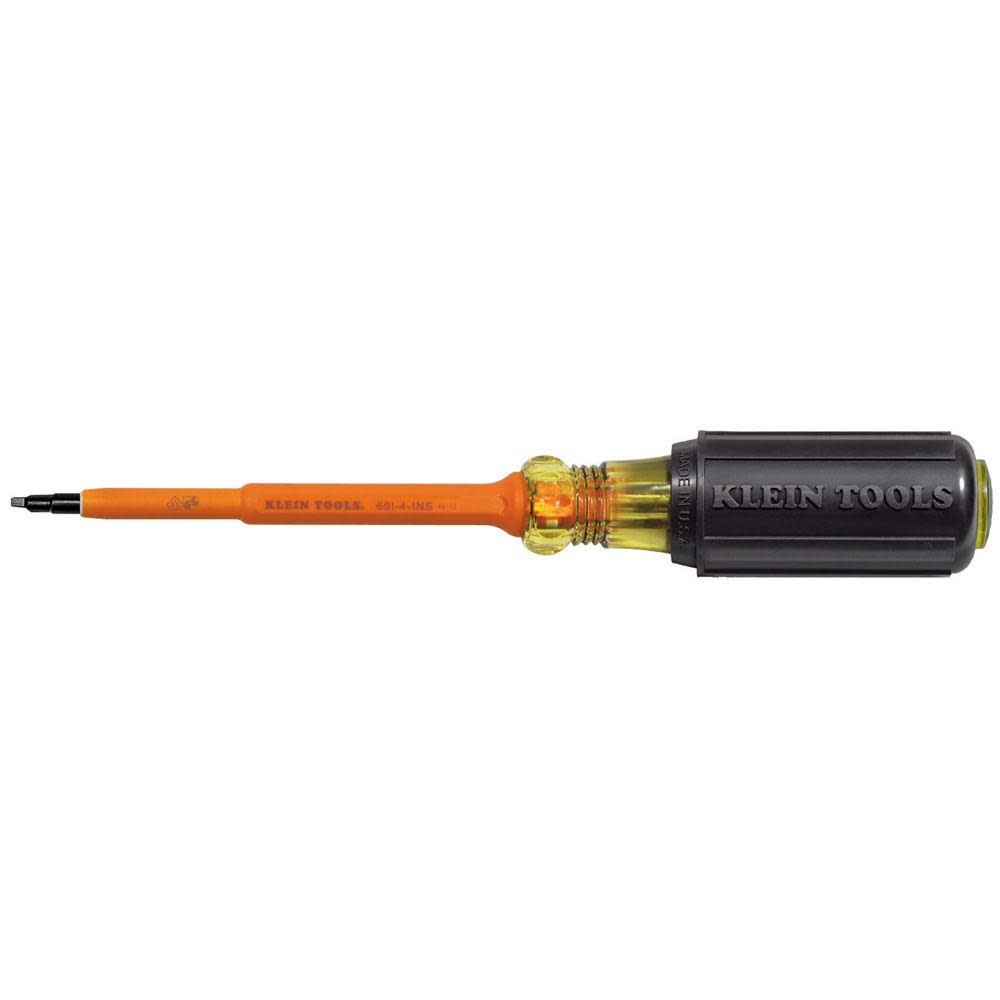 

Insulated Screwdriver #1 Square, 4" L