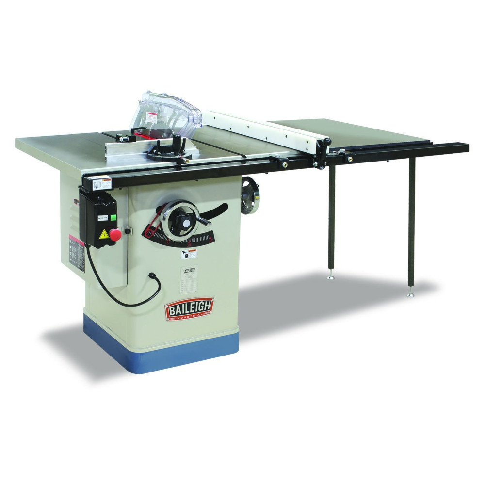 Baileigh TS-1040E-50 Entry Level Cabinet Table Saw 220V 10in 1229613 ...