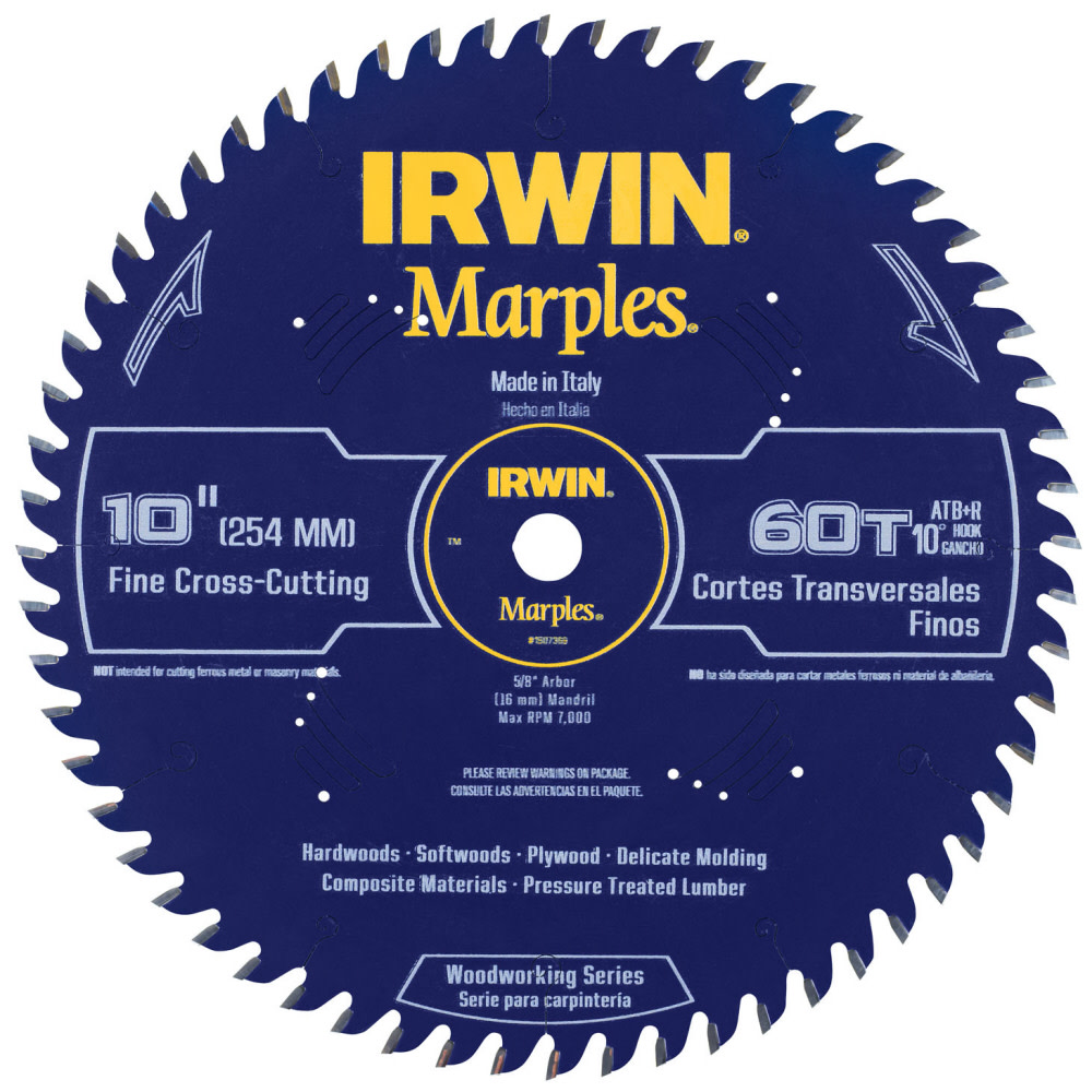 

Irwin Marples WW CSB 10 In. 60T AT+R