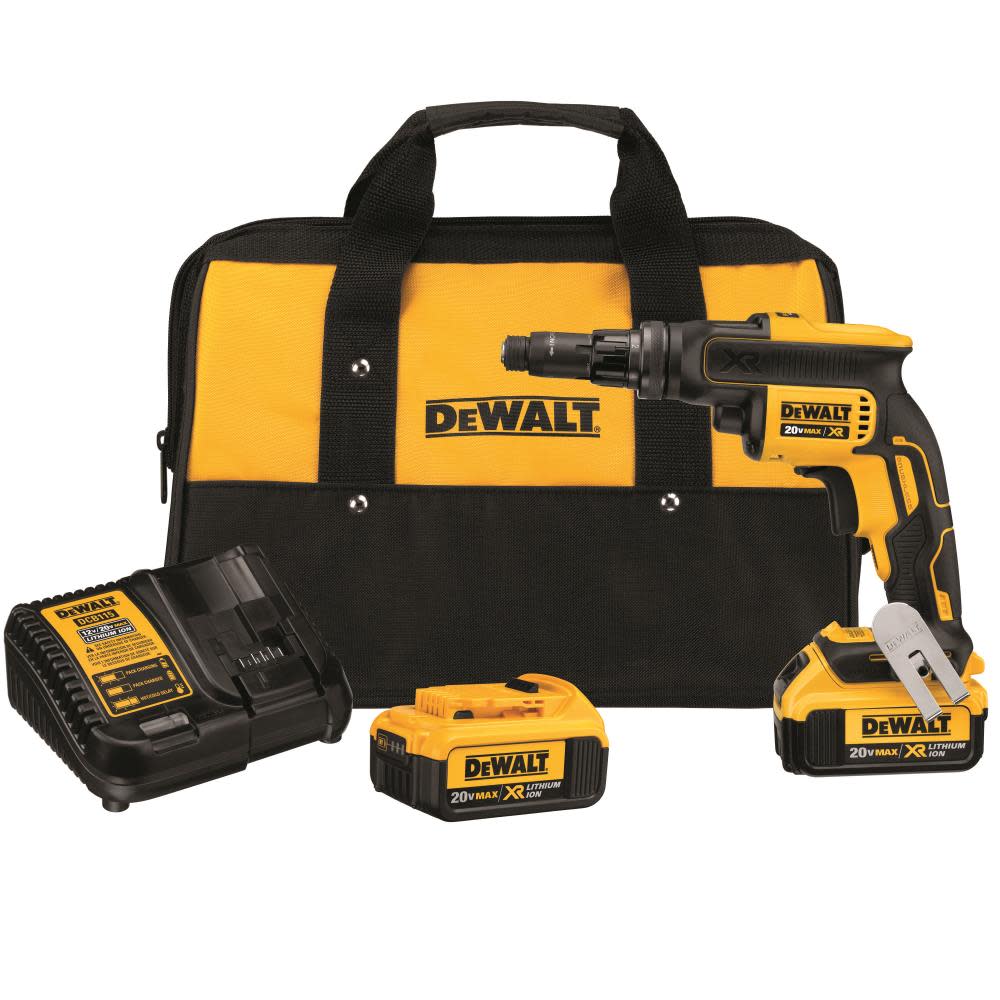 

DEWALT 20 V MAX* XR Versa-Clutch Adjustable Torque Screwgun Kit