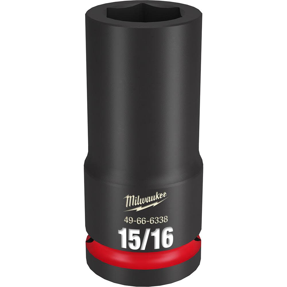 

Milwaukee Impact Socket 3/4" Drive 15/16" Deep 6 Point