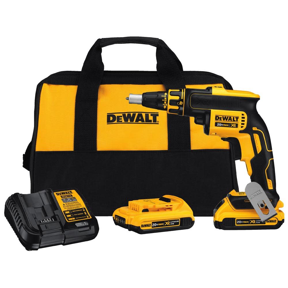 

DEWALT 20V MAX XR Li-ion Brushless Drywall Screwgun Kit