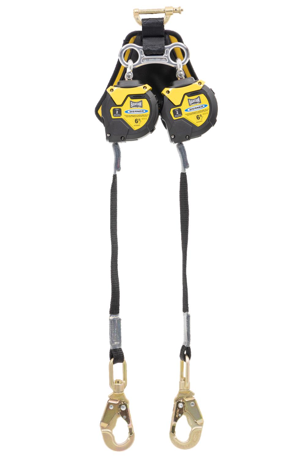 Werner Bantam 6' Twin Leg Web Leading Edge Self Retracting Lifeline