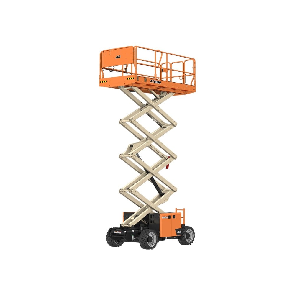 JLG 33' Rough Terrain Scissor Lift Engine Powered 2WD RT3369