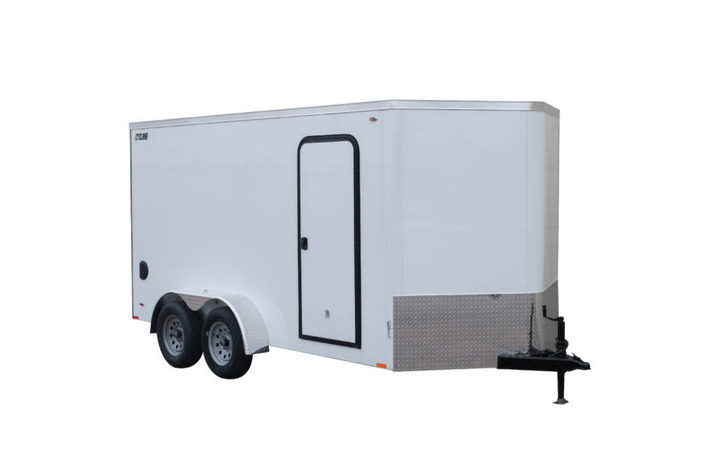 Legend Premium Trailers 7x18ft Steel Cyclone Series V-Nose Enclosed ...